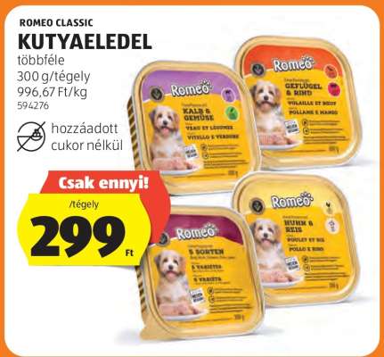 ROMEO CLASSIC KUTYAELEDEL