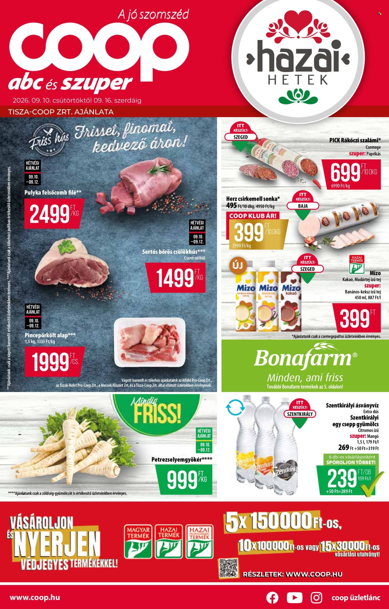 Coop akciós újságok - 2026.09.10 - 2026.09.16. Oldal 1