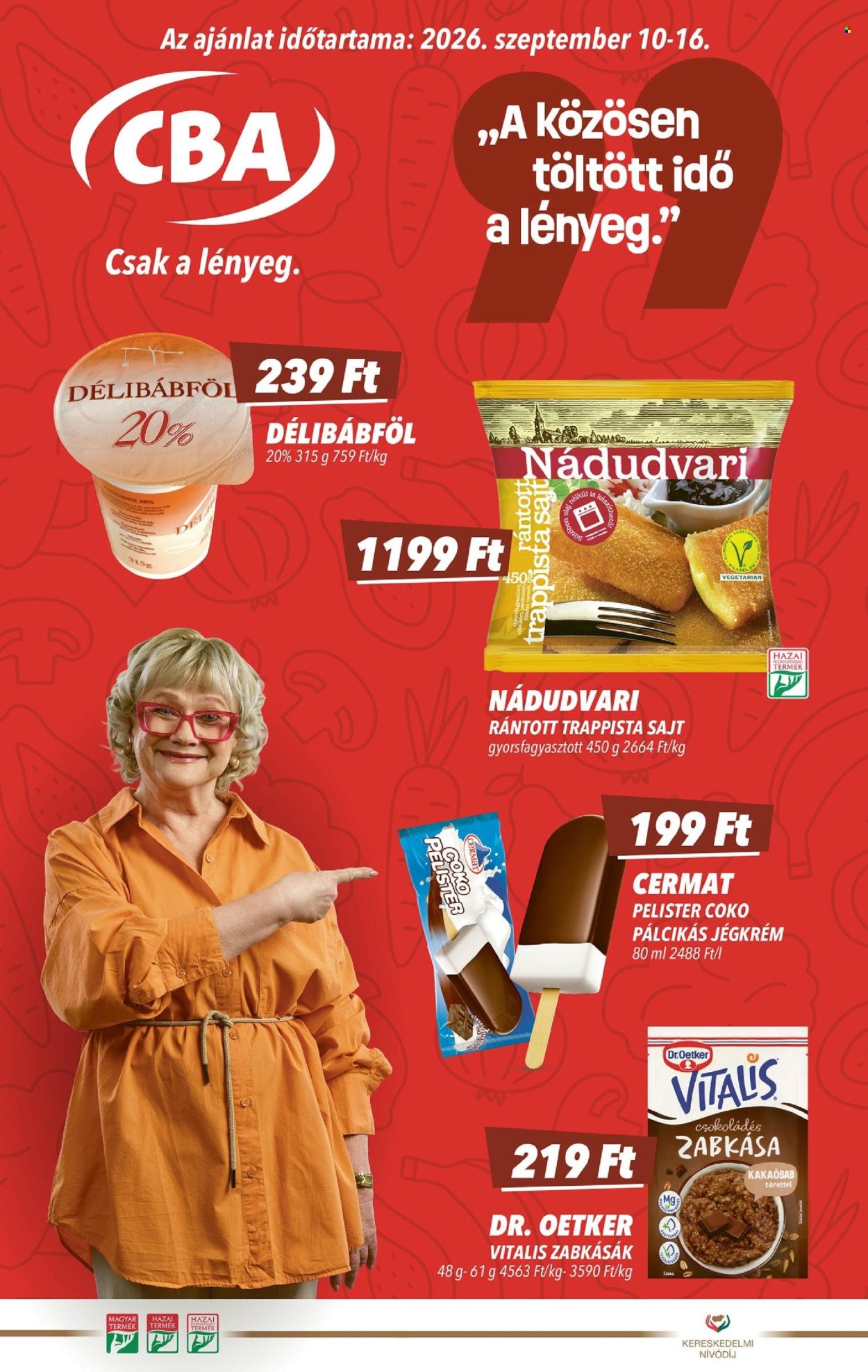 CBA akciós újságok - 2026.09.10 - 2026.09.16. Oldal 1