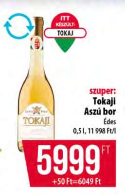 Tokaji Aszú bor