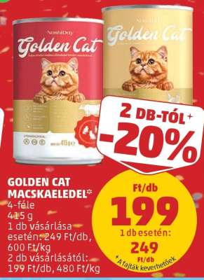 GOLDEN CAT MACSKAELEDEL