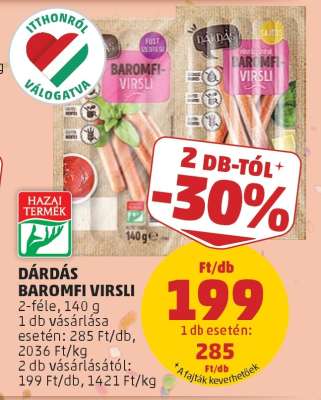 Dárdás Baromfi Virsli