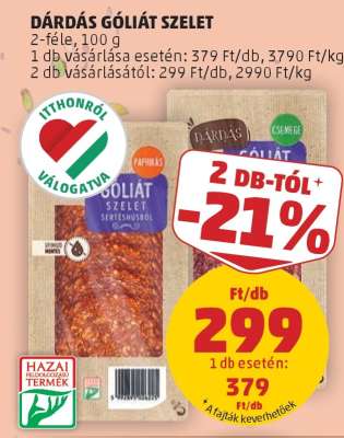 DÁRDÁS GÓLIÁT SZELET