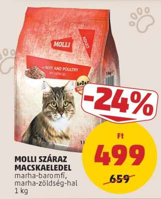 MOLLI SZÁRAZ MACSKAELEDEL