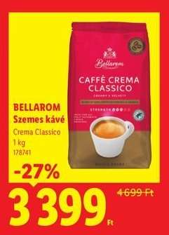 Bellarom Szemes kávé