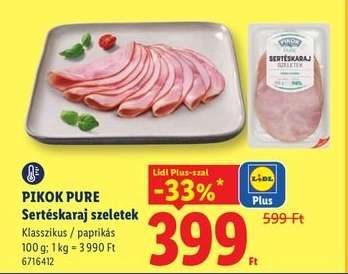 Pikok Pure Sertéskaraj szeletek