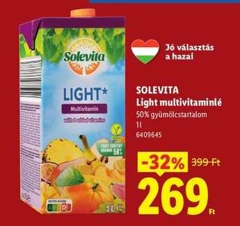 Solevita Light multivitaminlé