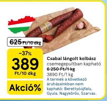 CSABAI Lángolt kolbász*
