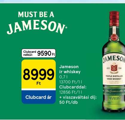 JAMESON Ír whiskey*