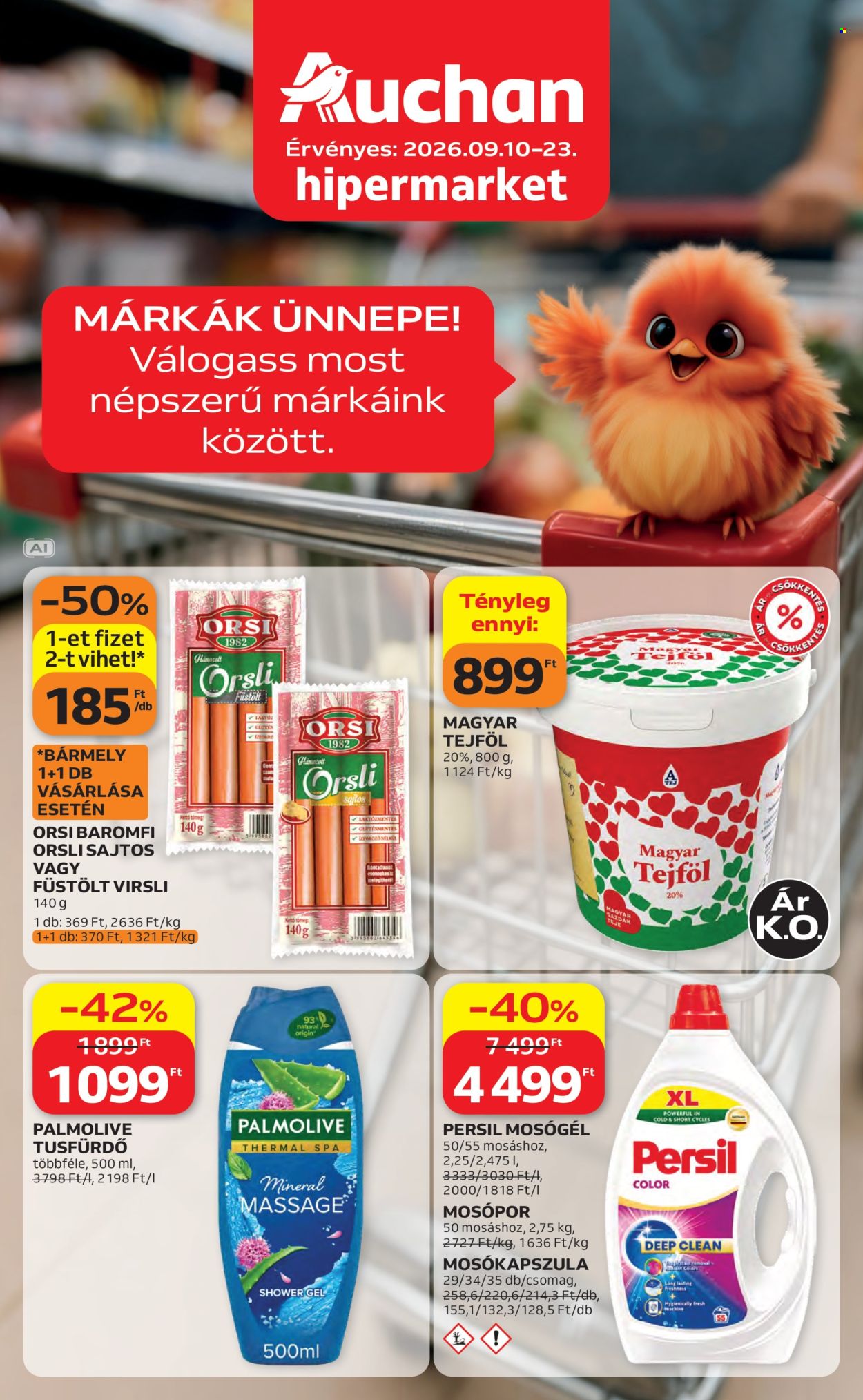 Auchan akciós újságok - 2026.09.10 - 2026.09.23. Oldal 1