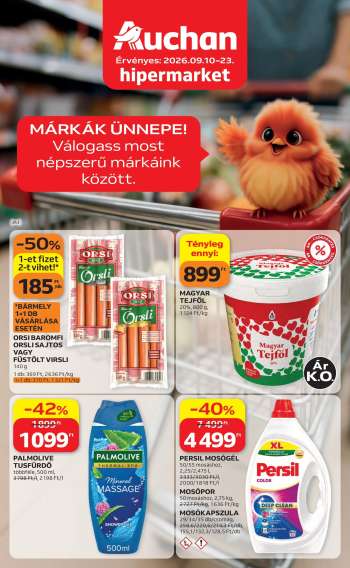 Újság Auchan - 2026.09.10 - 2026.09.23.