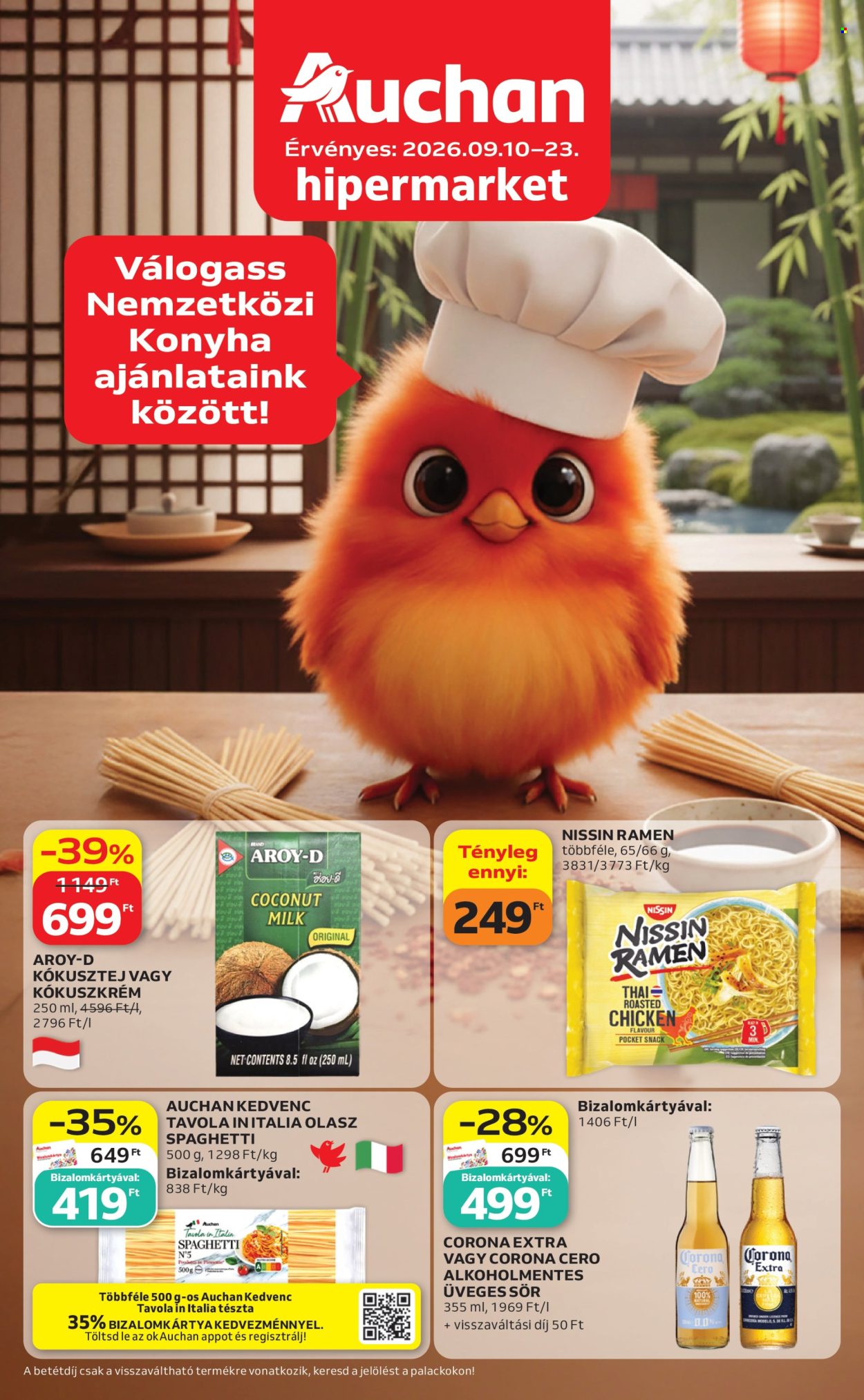 Auchan akciós újságok - 2026.09.10 - 2026.09.23. Oldal 1