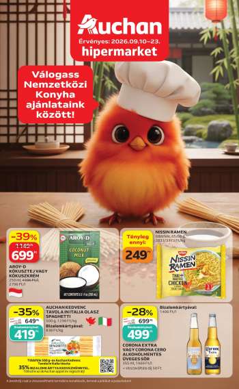 Újság Auchan - 2026.09.10 - 2026.09.23.