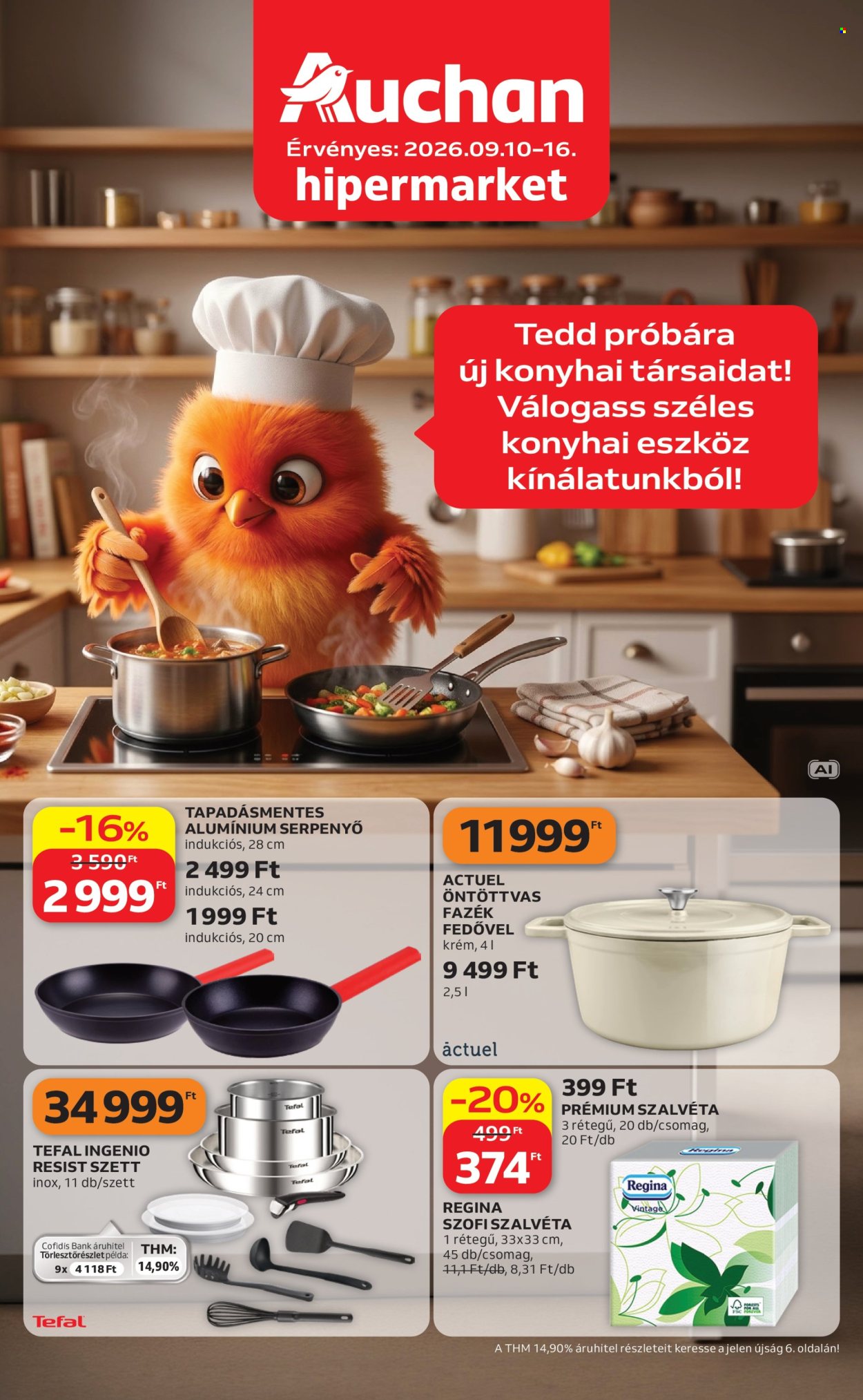 Auchan akciós újságok - 2026.09.10 - 2026.09.16. Oldal 1