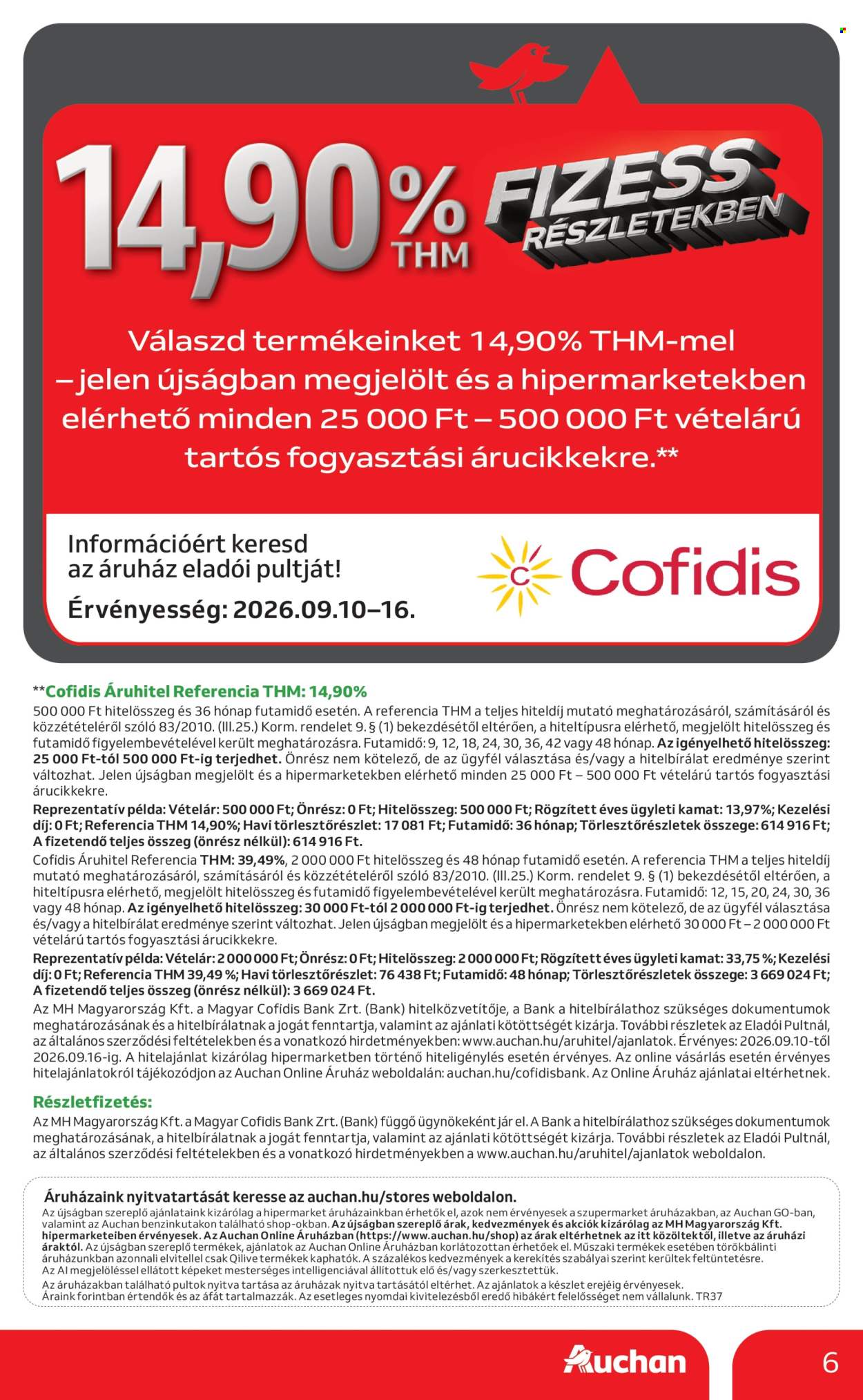 Auchan akciós újságok - 2026.09.10 - 2026.09.16. Oldal 6