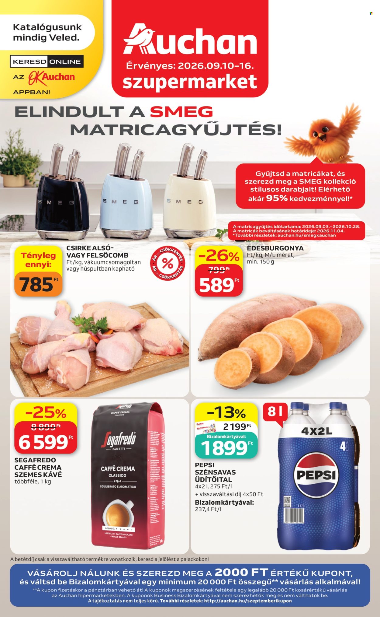 Auchan akciós újságok - 2026.09.10 - 2026.09.16. Oldal 1