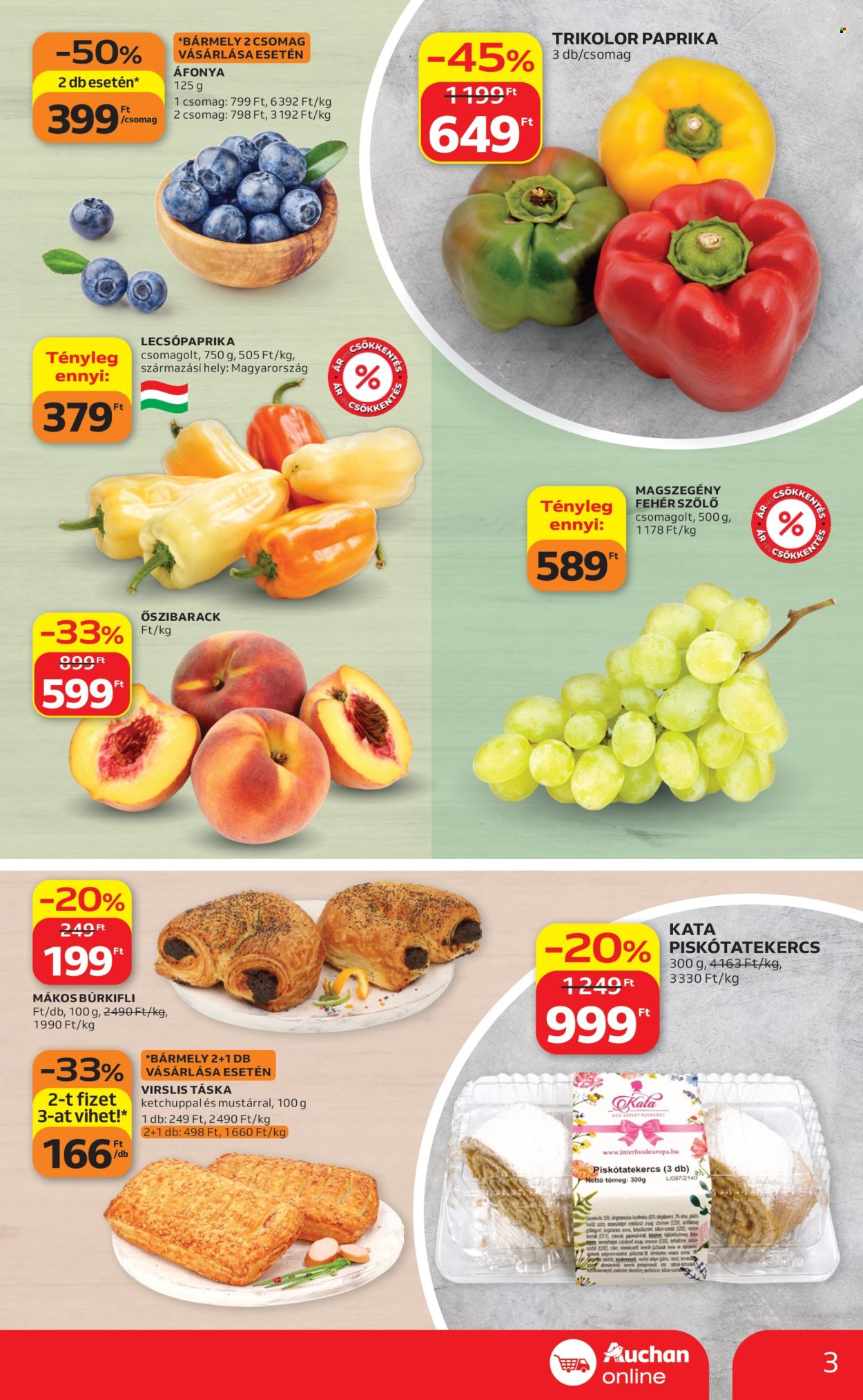 Auchan akciós újságok - 2026.09.10 - 2026.09.16. Oldal 3