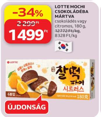 LOTTE MOCHI CSOKOLÁDÉBA MÁRTVA