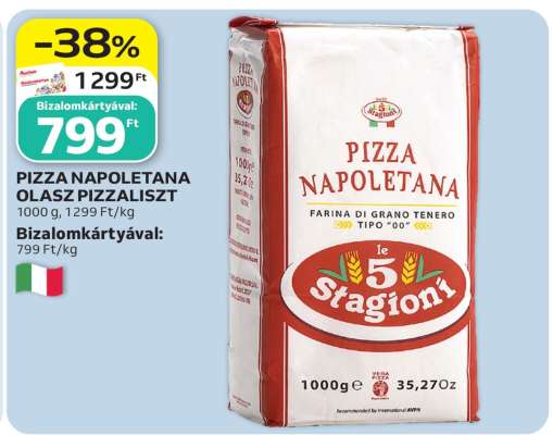 PIZZA NAPOLETANA OLASZ PIZZALISZT