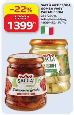 Saclà Articsóka, Gomba vagy Paradicsom