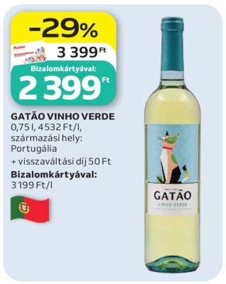 GATÃO VINHO VERDE