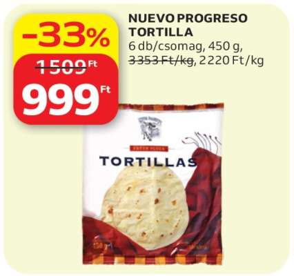 NUEVO PROGRESO TORTILLA