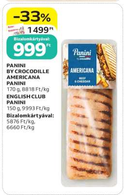 PANINI BY CROCODILLE AMERICANA PANINI
