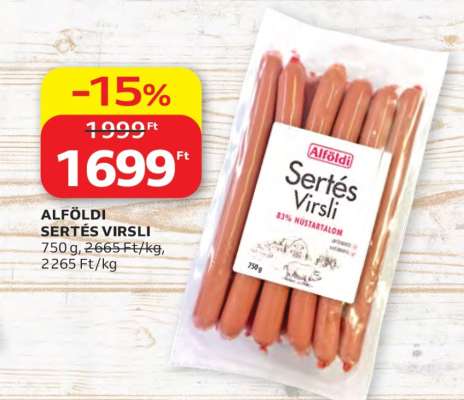 Alföldi Sertés Virsli