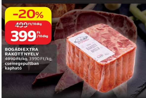 BOGÁDI EXTRA RAKOTT NYELV