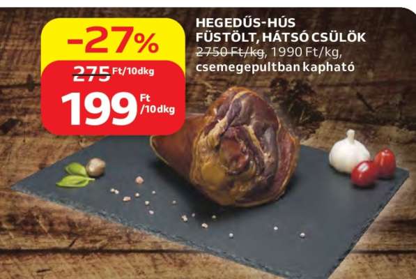 Hegedűs hús füstölt, hátsó csülök