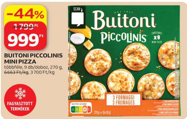 BUITONI PICCOLINIS MINI PIZZA