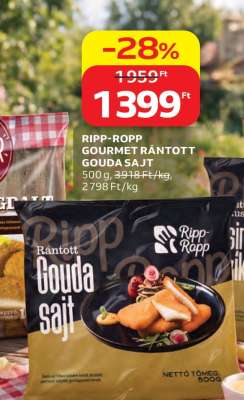 RIPP-ROPP GOURMET RÁNTOTT GOUDA SAJT
