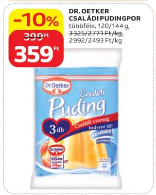 Dr. Oetker Családi Pudingpor