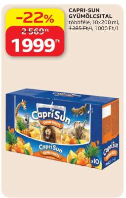 Capri-Sun Gyümölcsital