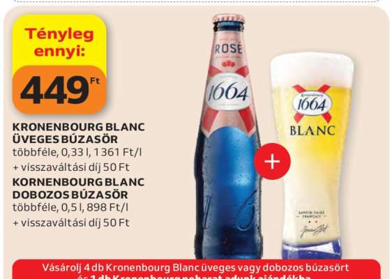 Kronenbourg Blanc Üveges Búzasör