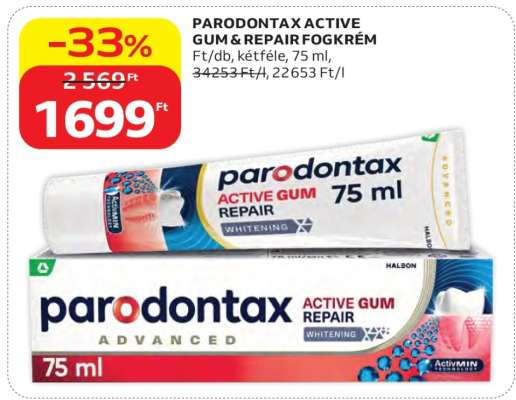 PARODONTAX ACTIVE GUM REPAIR FOGKRÉM