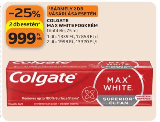 Colgate Max White Fogkrém