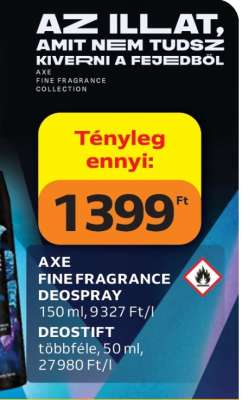 AXE FINE FRAGRANCE DEOSPRAY