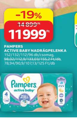 Pampers Active Baby Nadrágpelenka