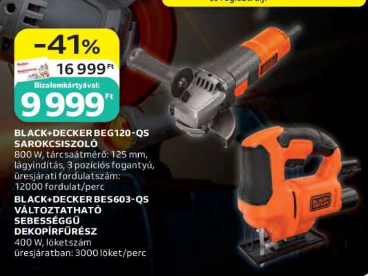 BLACK+DECKER BEG120-QS SAROKCSISZOLÓ