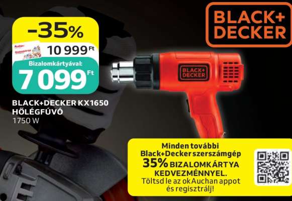 BLACK+DECKER KX1650 Hőlégfúvó