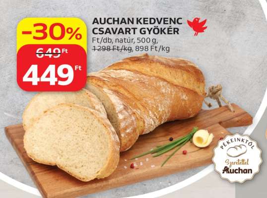 AUCHAN KEDVENC CSAVART GYÖKÉR