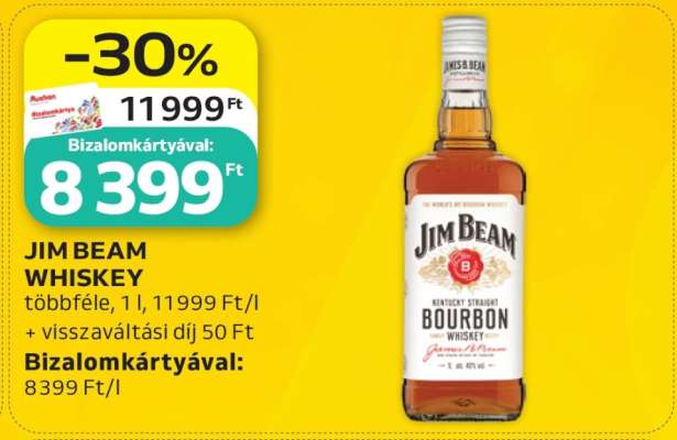 JIM BEAM WHISKEY