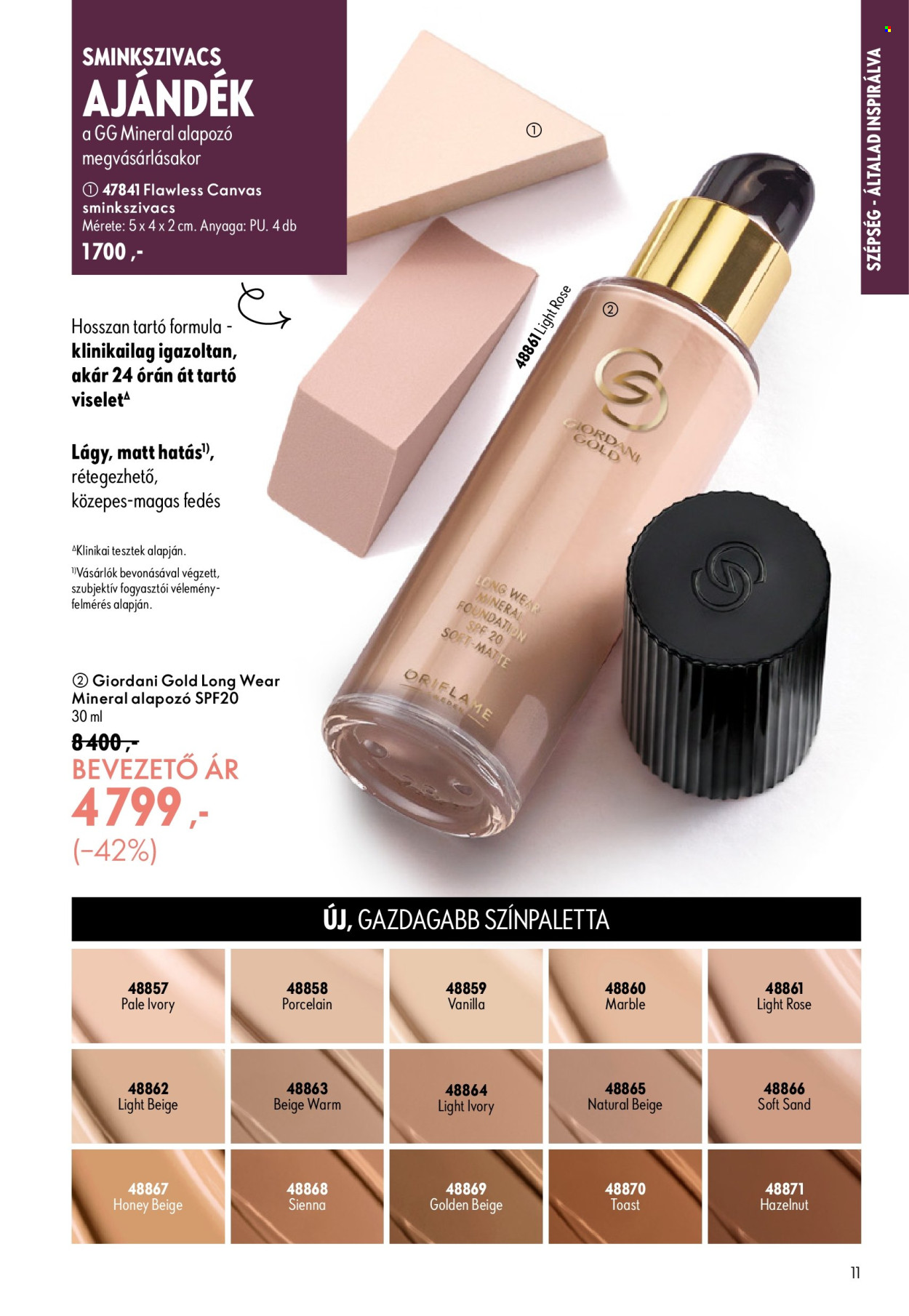 Oriflame akciós újságok - 2026.09.09 - 2026.09.29. Oldal 11