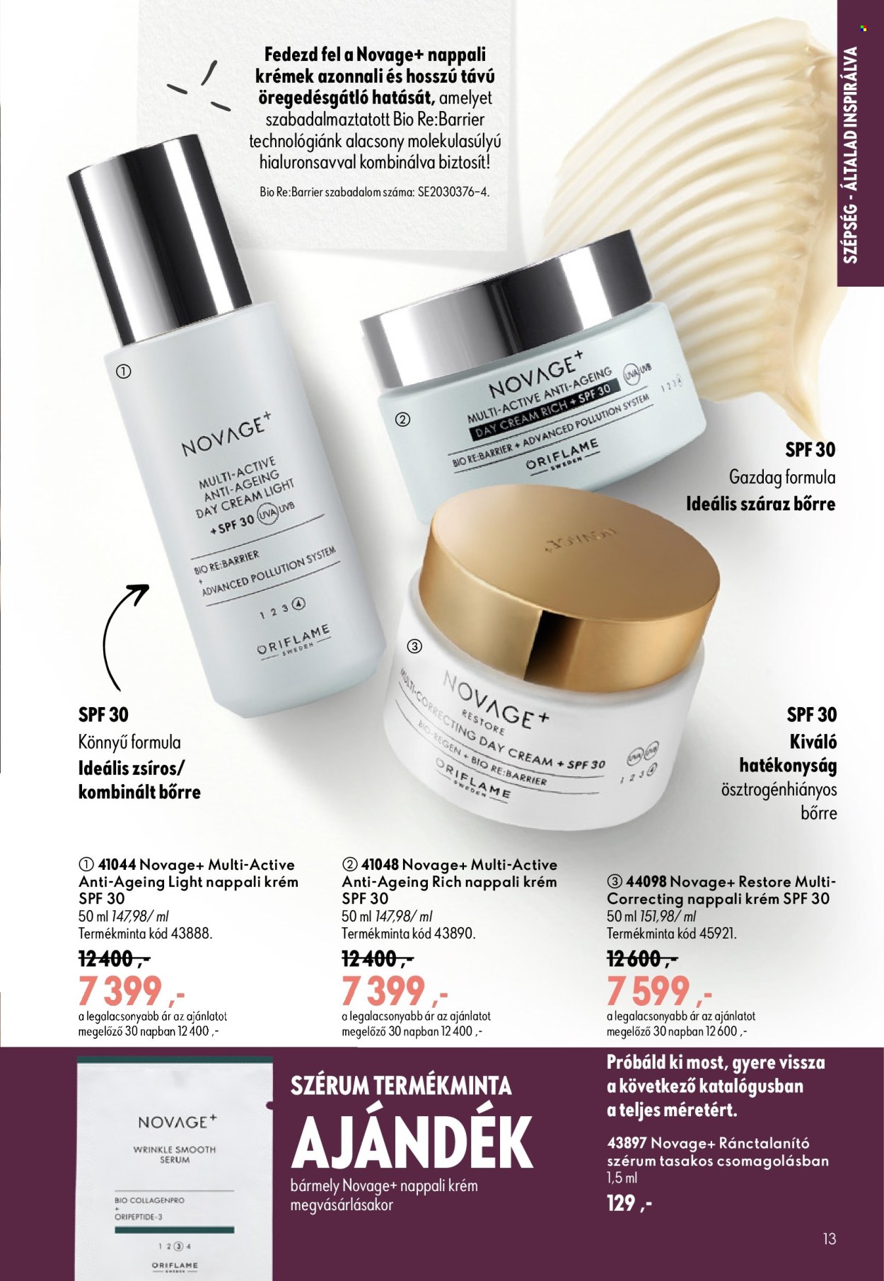 Oriflame akciós újságok - 2026.09.09 - 2026.09.29. Oldal 13