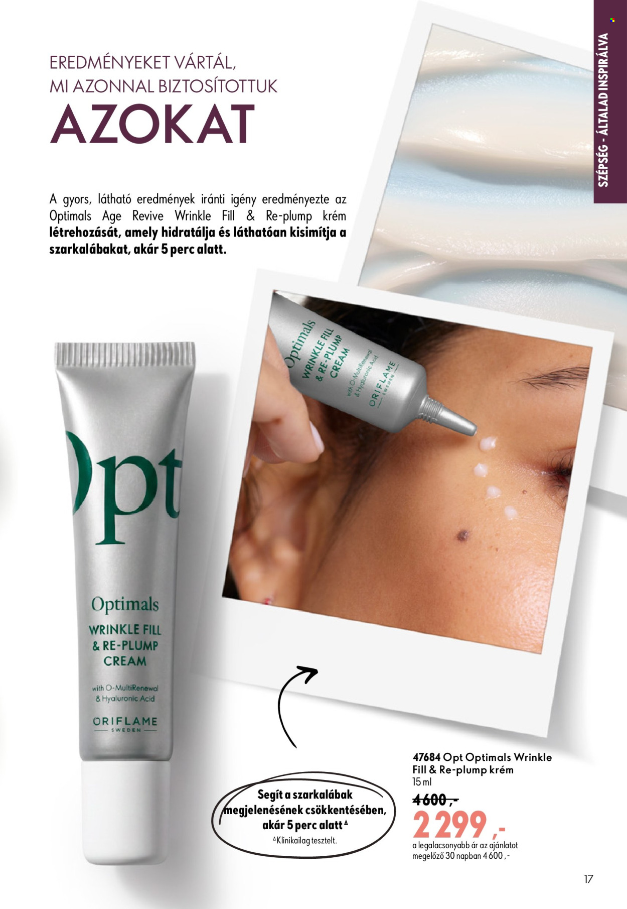 Oriflame akciós újságok - 2026.09.09 - 2026.09.29. Oldal 17