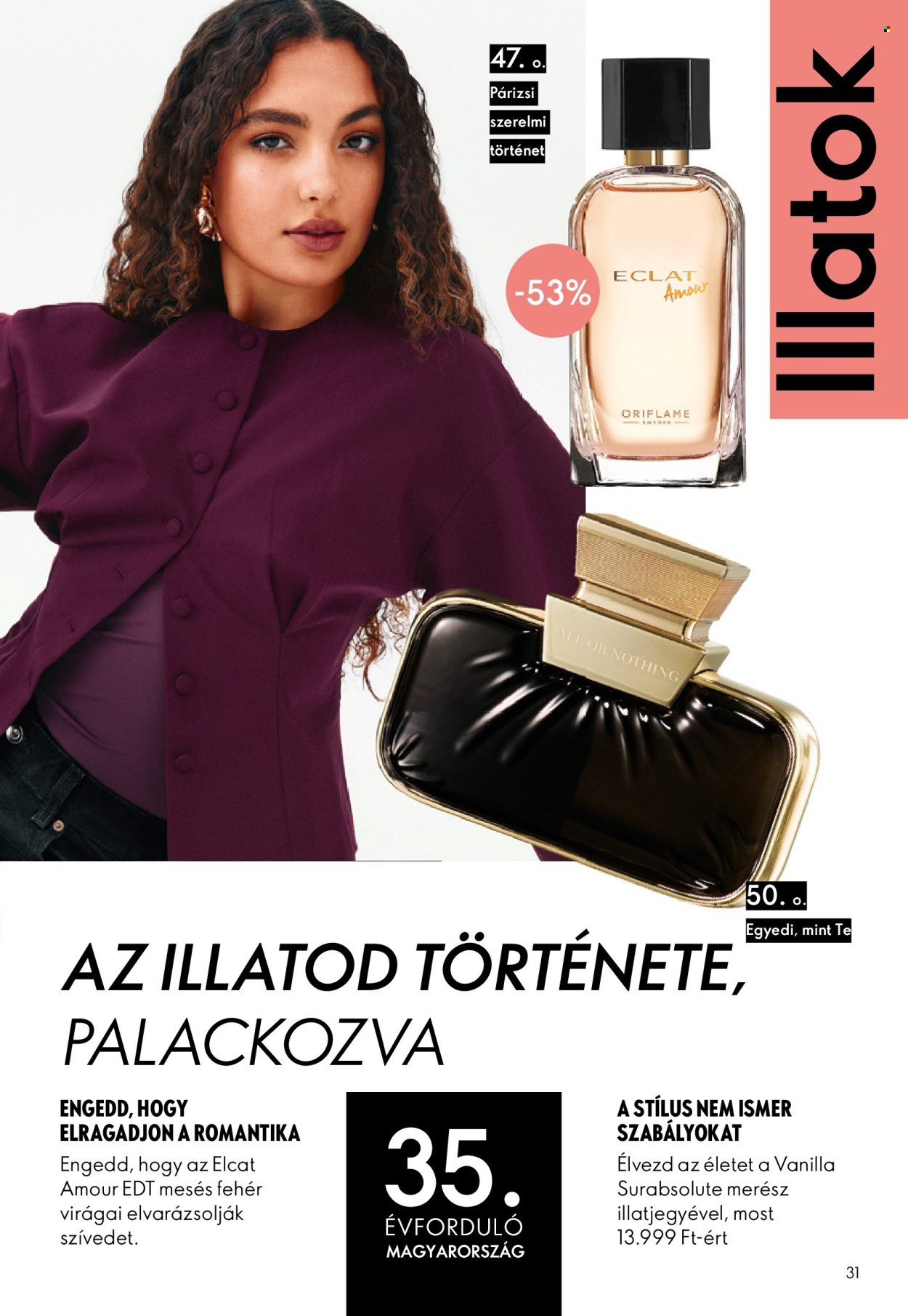 Oriflame akciós újságok - 2026.09.09 - 2026.09.29. Oldal 31