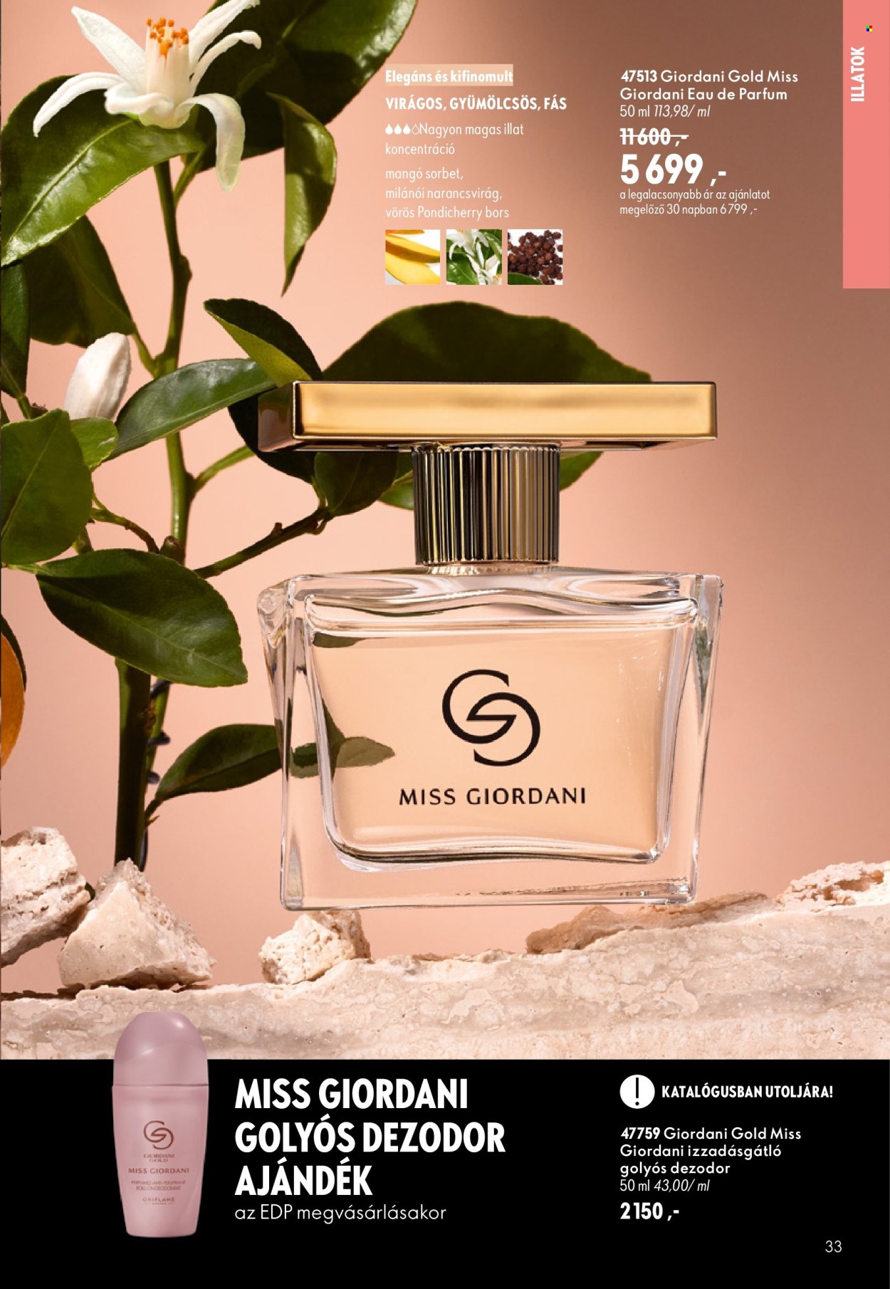 Oriflame akciós újságok - 2026.09.09 - 2026.09.29. Oldal 33