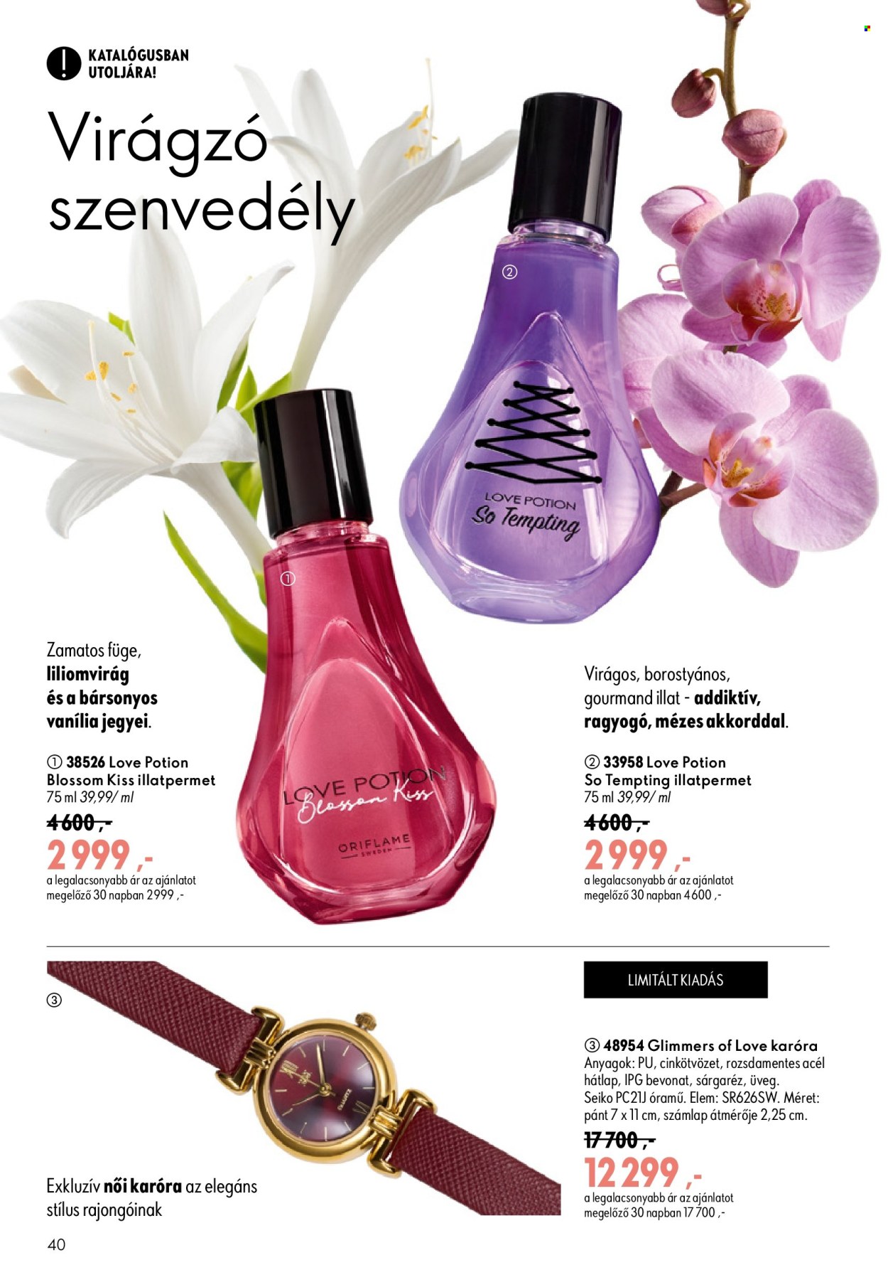 Oriflame akciós újságok - 2026.09.09 - 2026.09.29. Oldal 40