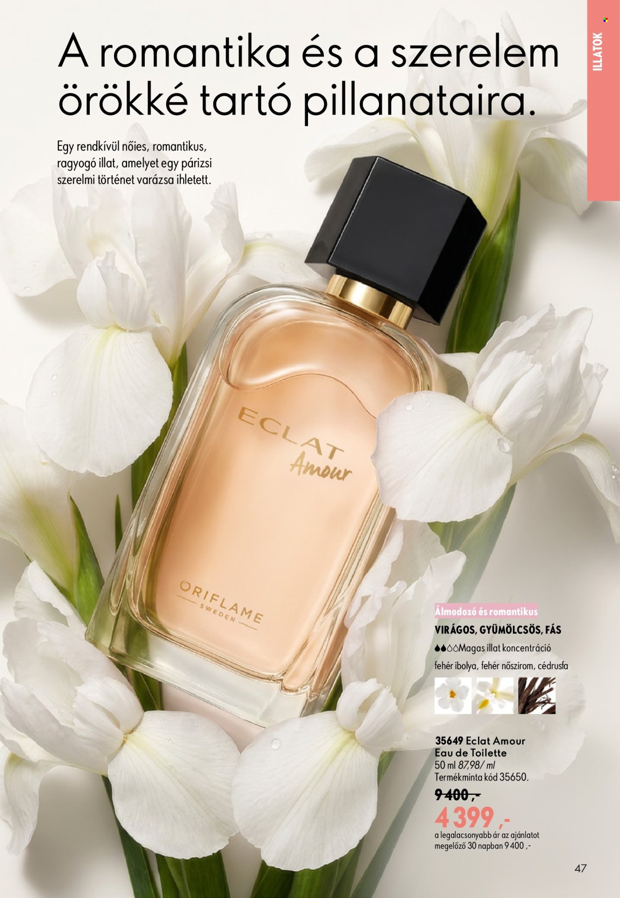 Oriflame akciós újságok - 2026.09.09 - 2026.09.29. Oldal 47